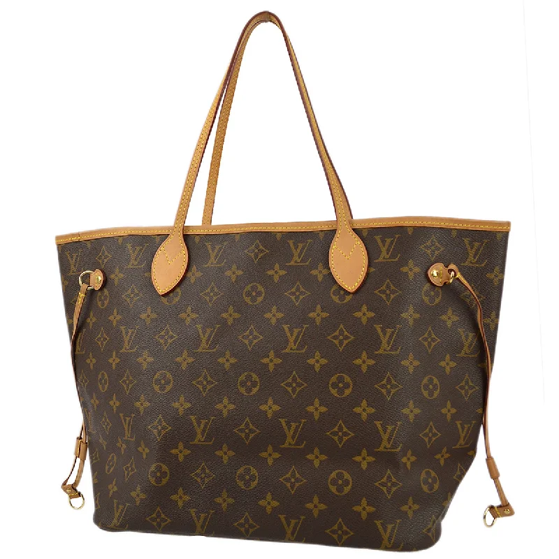 Louis Vuitton Petite Malle bags with a hard - shell structure for uniquenessLouis Vuitton 2011 Monogram Neverfull MM M40156