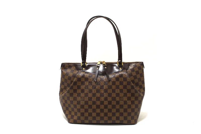 Louis Vuitton backpacks with a sleek, minimalist design for styleAuthentic Louis Vuitton Damier Ebene Westminster GM Tote Shoulder Bag