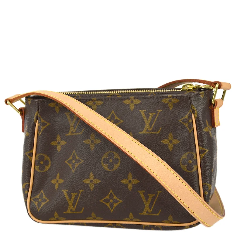 Louis Vuitton bags with a front - zip pocket for small items like keysLouis Vuitton 2004 Monogram Viva Cite PM Crossbody Bag M51165