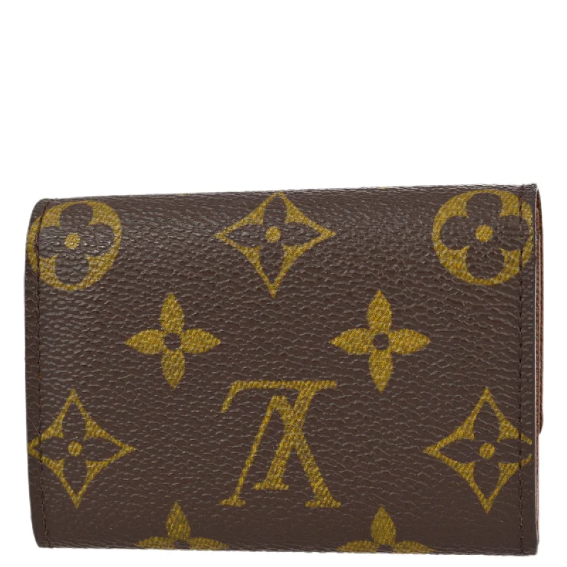 Louis Vuitton bags with a zippered interior pocket for better organizationLouis Vuitton 2005 Monogram Porte Monnaie Plat Coin Case Wallet M61930