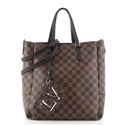 Louis Vuitton handbags with a patent - leather finish for a shiny lookLouis Vuitton Damier Ebene Belmont Bag MM