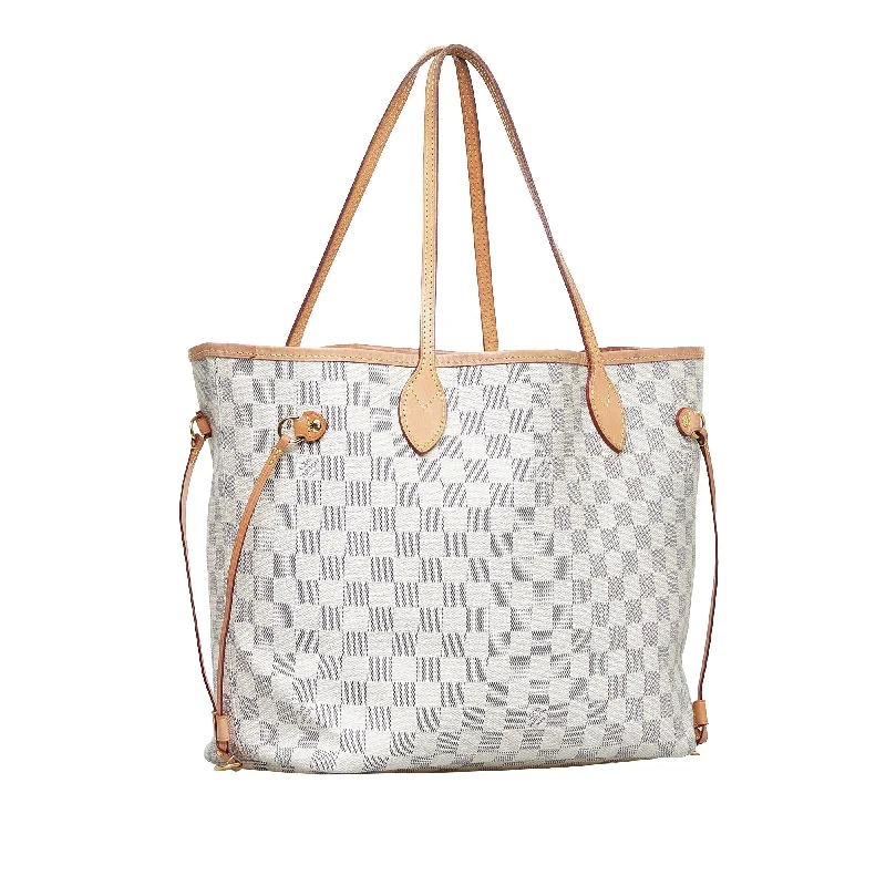 Louis Vuitton Alma bags with a monogram - embossed leather surfaceLouis Vuitton Damier Azur Neverfull MM (Kld8Wm)