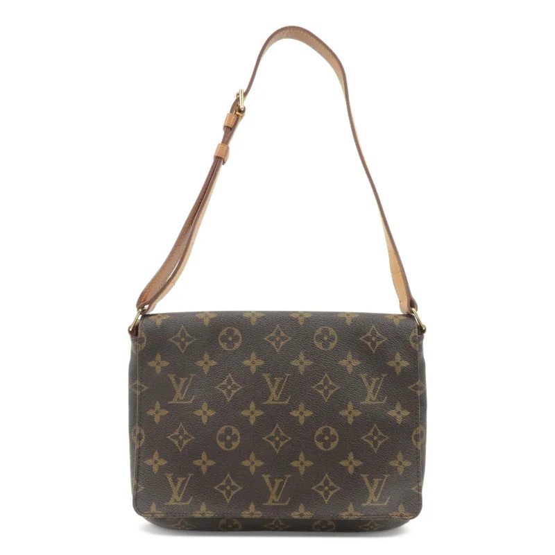 Louis Vuitton tote bags with a double - handle and shoulder - strap optionLouis Vuitton Monogram Musette Tango Short Shoulder Bag M51257