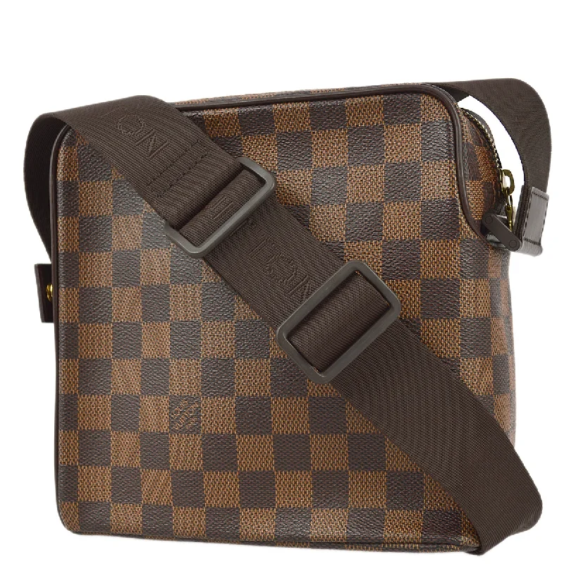 Louis Vuitton Alma bags featuring the signature top - handle designLouis Vuitton 2005 Olaf PM Shoulder Bag Damier N41442