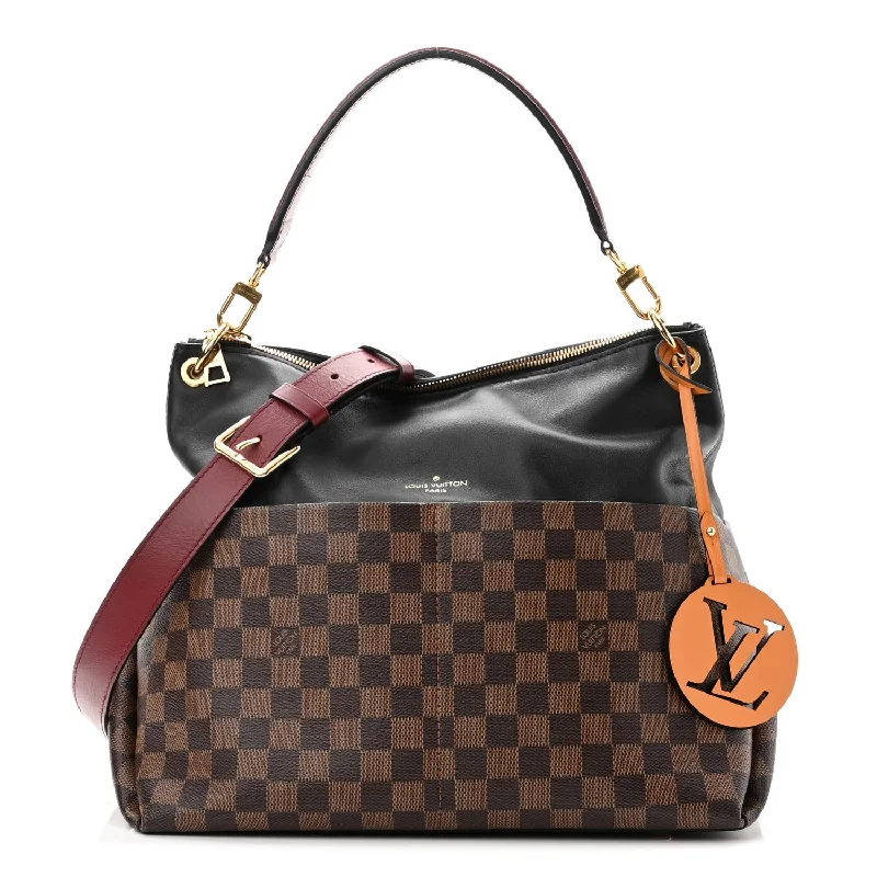 Louis Vuitton Alma bags with a leather - wrapped handle for a luxurious feelLOUIS VUITTON DAMIER EBENE MAIDA HOBO BAG NOIR