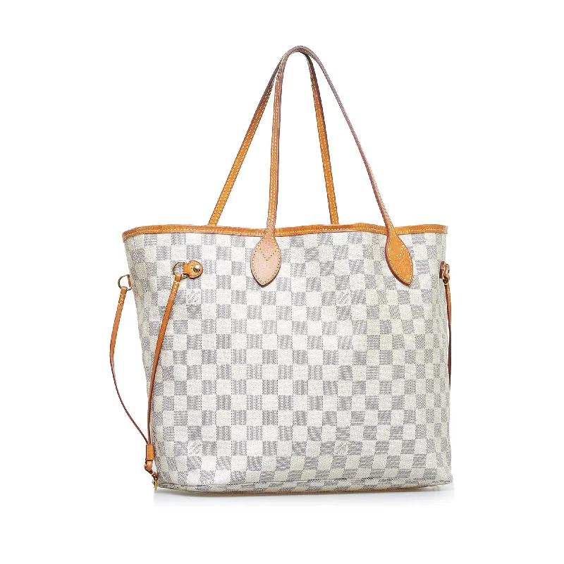 Louis Vuitton backpacks with a sleek, minimalist design for styleLouis Vuitton Damier Azur Neverfull MM (pQ1EGp)