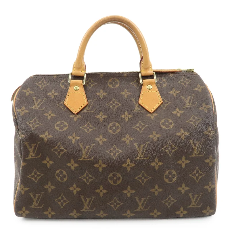 Louis Vuitton crossbody bags with a printed floral pattern for femininityLouis Vuitton Monogram Speedy 30 Hand Bag Boston Bag M41526