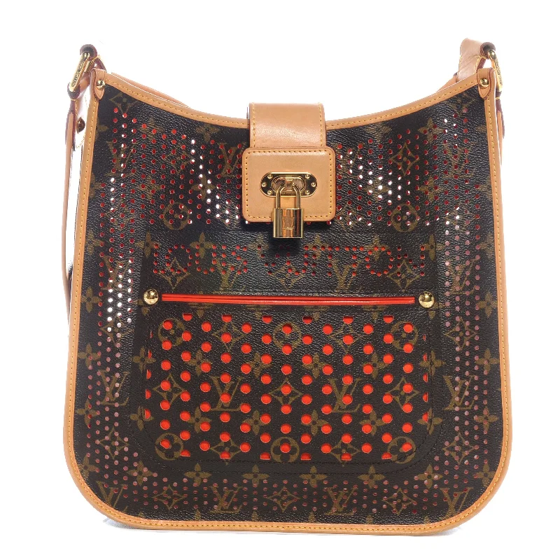 Ladies Louis Vuitton Capucines bags with gold - toned hardwareLouis Vuitton Monogram Canvas Perforated Musette Bag