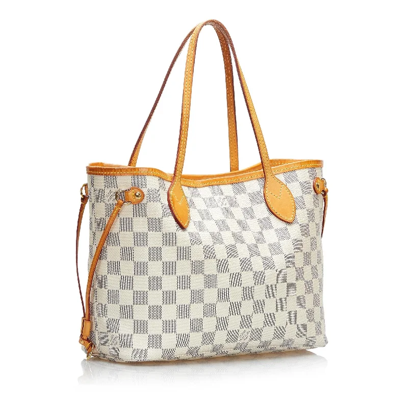 Louis Vuitton Alma bags with a detachable shoulder strap for versatilityLouis Vuitton Damier Azur Neverfull PM 36374)