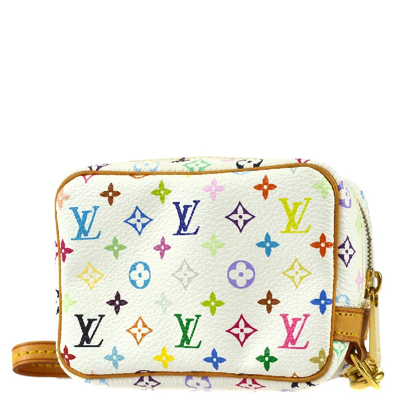 Louis Vuitton Twist bags with the iconic LV - turnlock closureLouis Vuitton 2005 Trousse Wapity Monogram Multicolor M58033