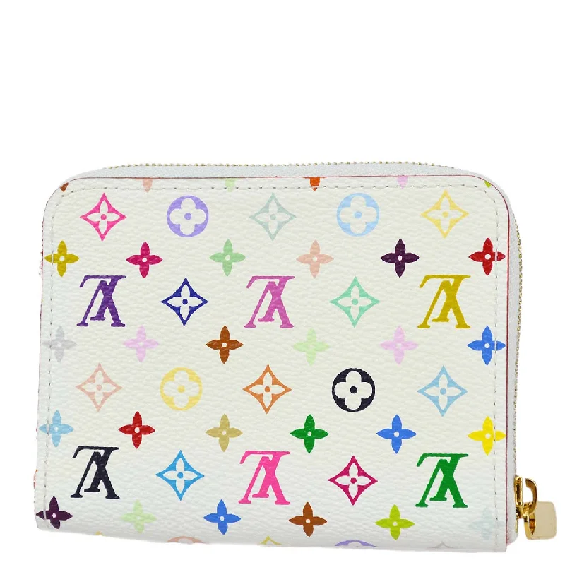 Ladies Louis Vuitton shoulder bags with a wide - width strap for comfortLouis Vuitton 2011 Multicolor Zippy Coin Purse Wallet M93741