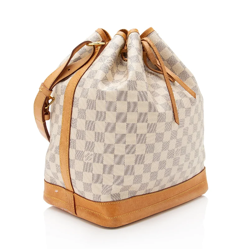 Medium - sized Louis Vuitton tote bags for work and shoppingLouis Vuitton Damier Azur Noe Shoulder Bag (ICAM1a)