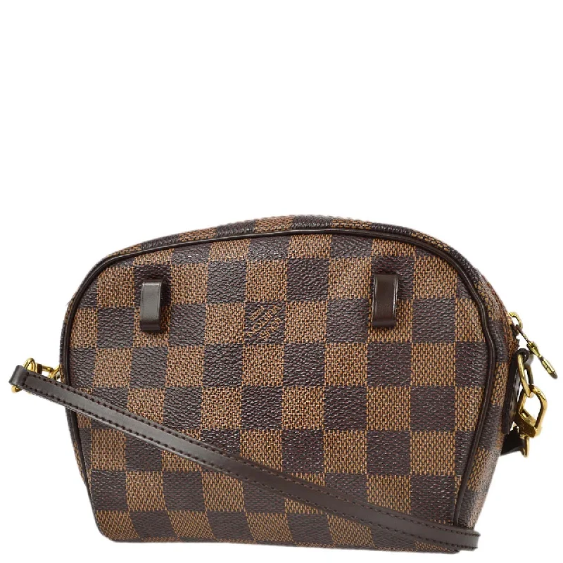 Louis Vuitton bags with a zip - around closure for enhanced securityLouis Vuitton 2004 Pochette Ipanema Shoulder Bum Bag Damier N51296