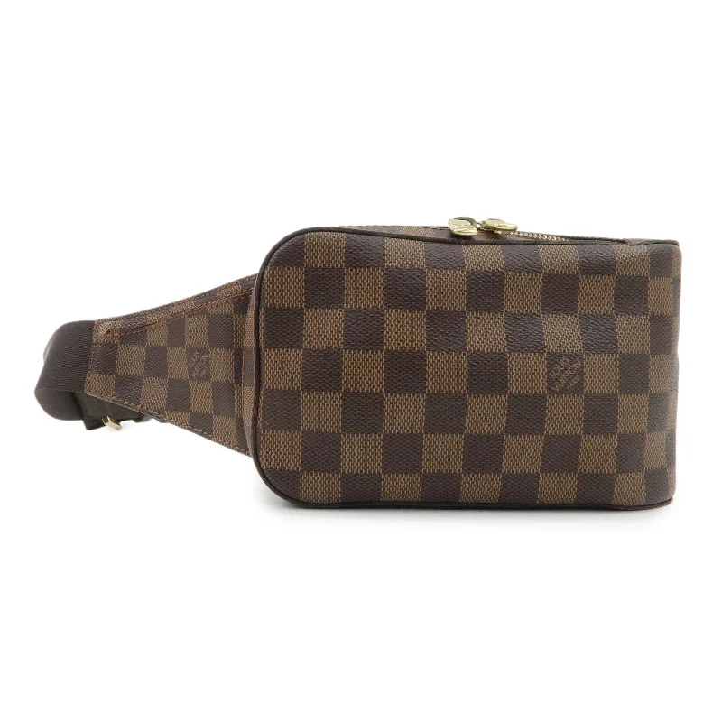 Louis Vuitton Alma bags with a monogram - embossed leather surfaceLouis Vuitton Damier Geronimos Body Bag Waist Bag N51994