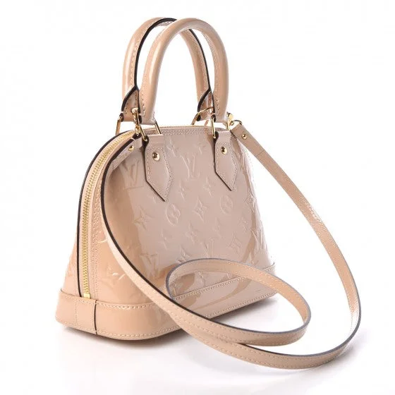 Ladies Louis Vuitton shoulder bags with a wide - width strap for comfortLouis Vuitton Alma Vernis BB Dune Bag