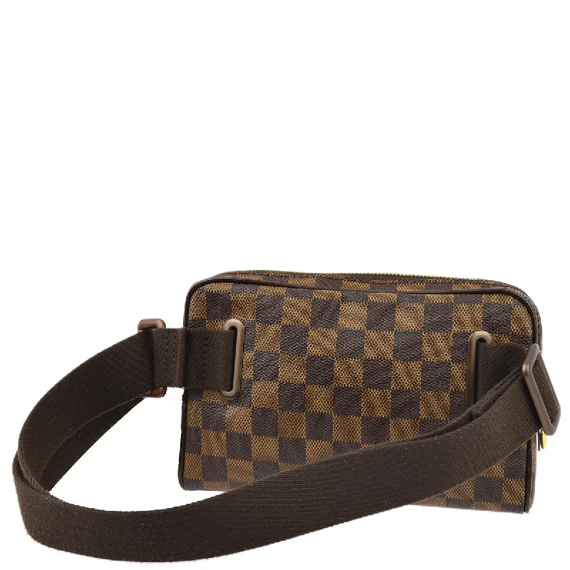 Ladies Louis Vuitton shoulder bags with a wide - width strap for comfortLouis Vuitton 2011 Damier Bumbag Brooklyn Bum Bag N51172