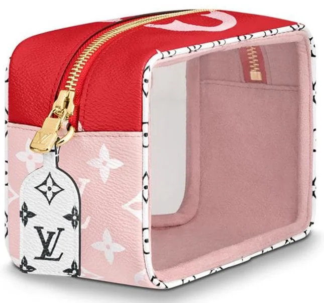 Ladies Louis Vuitton shoulder bags with a magnetic - closure flap for easeLouis Vuitton Giant Monogram Beach Pouch Shoulder Bag