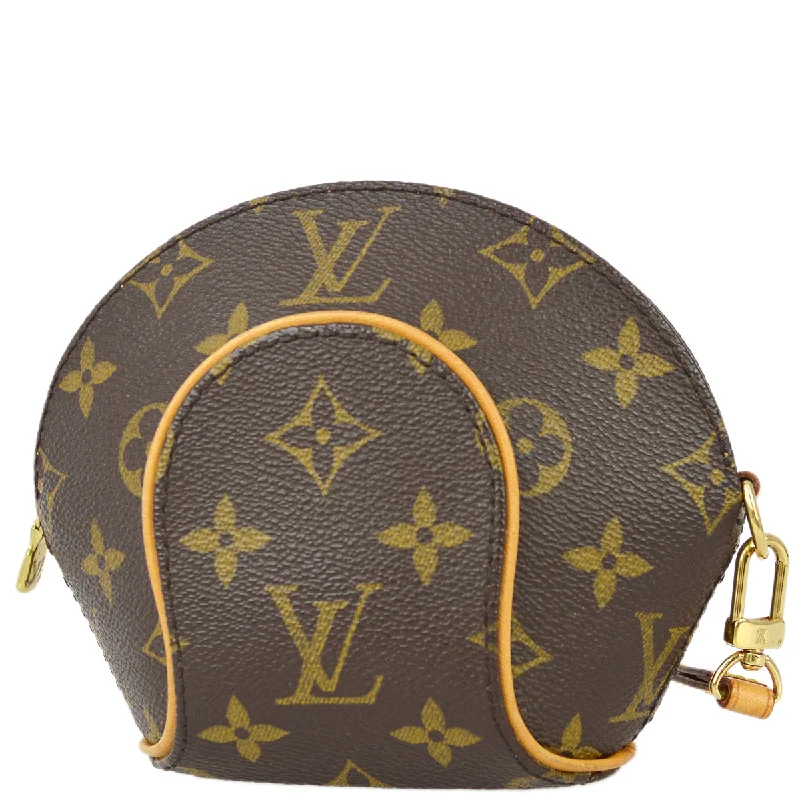 Louis Vuitton Twist bags with a contrast - colored interior for visual interestLouis Vuitton 2005 Monogram Mini Ellipse Pouch Bag M51129