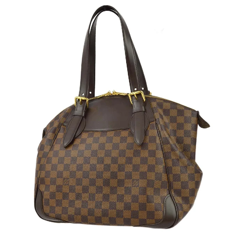 Louis Vuitton tote bags with a printed LV logo on the front for brand visibilityLouis Vuitton 2010 Damier Verona GM Handbag N41119