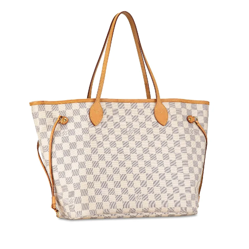 Louis Vuitton backpacks with a sleek, minimalist design for styleLouis Vuitton Damier Azur Neverfull MM (J9aUiP)