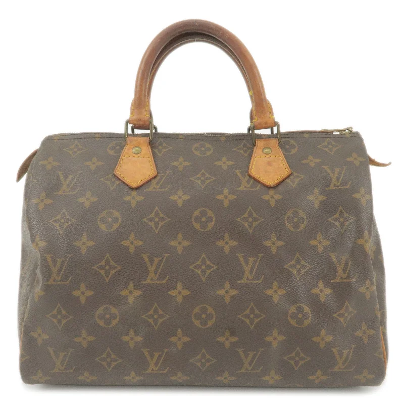 Louis Vuitton backpacks with a padded laptop compartment for travelLouis Vuitton Monogram Speedy 30 Hand Bag Boston Bag M41526