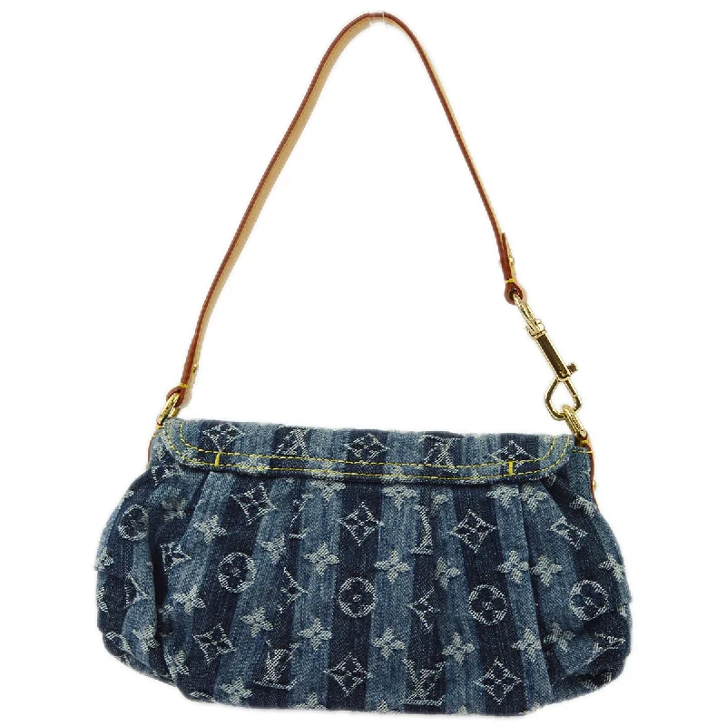 Medium - sized Louis Vuitton tote bags for work and shoppingLouis Vuitton 2006 Blue Monogram Denim Mini Pleaty Raye Handbag M95333