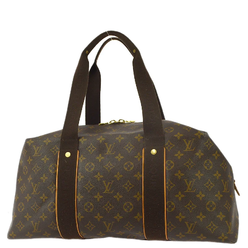 Louis Vuitton crossbody bags with a printed floral pattern for femininityLouis Vuitton 2011 Monogram Weekender MM Shoulder Duffle Bag M40476