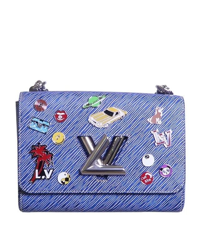 Louis Vuitton Alma bags with a detachable shoulder strap for versatilityLOUIS VUITTON EPI LEATHER TWIST PINS EMBELLISHED LIMITED EDITION CROSSBODY BAG