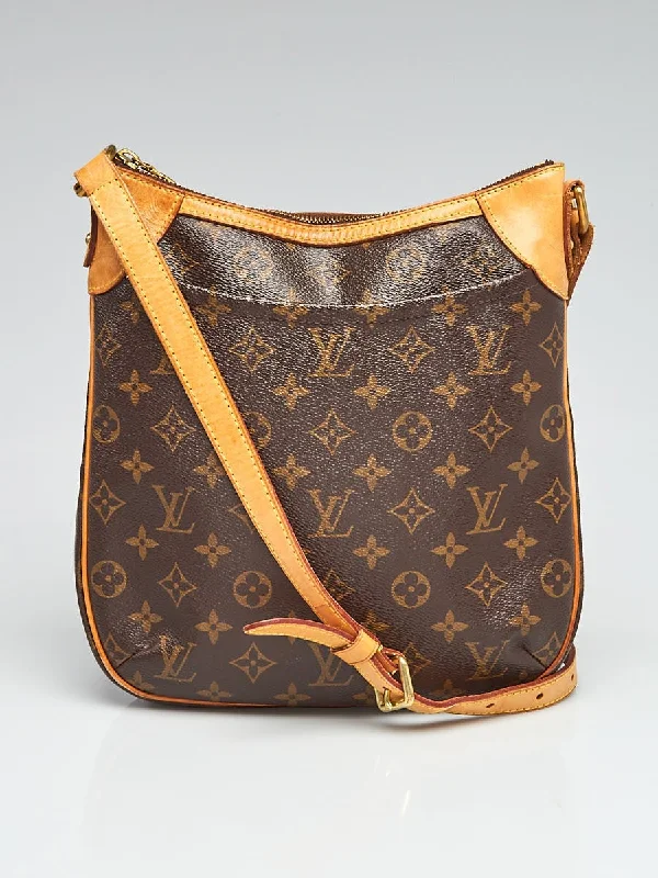 Louis Vuitton bags with a detachable mobile phone holder for convenienceLouis Vuitton Monogram Odeon PM Messenger Bag