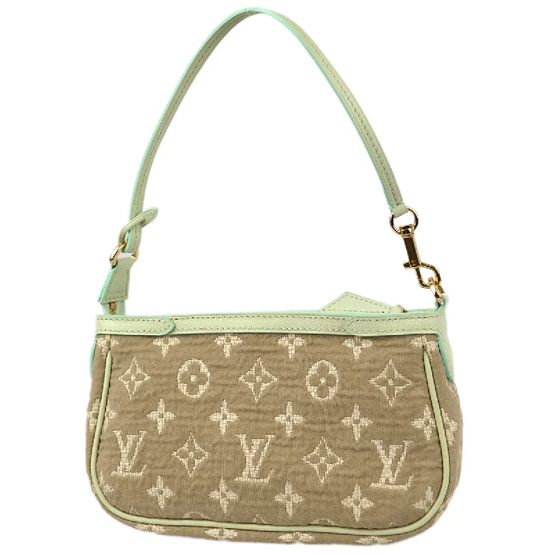 Louis Vuitton bags with a detachable mirror inside for on - the - go touch - upsLouis Vuitton 2010 Monogram Sabia Pochette Accessoires M93068