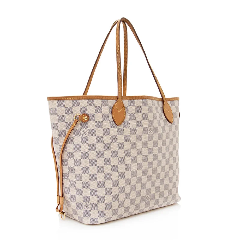 Louis Vuitton Twist bags with a crystal - embellished LV - turnlockLouis Vuitton Damier Azur Neverfull MM Tote (19910)