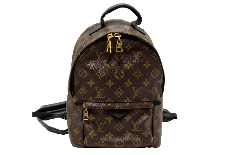 Louis Vuitton crossbody bags with a keychain holder for practicalityAuthentic Louis Vuitton Classic Monogram Palm Springs PM Backpack