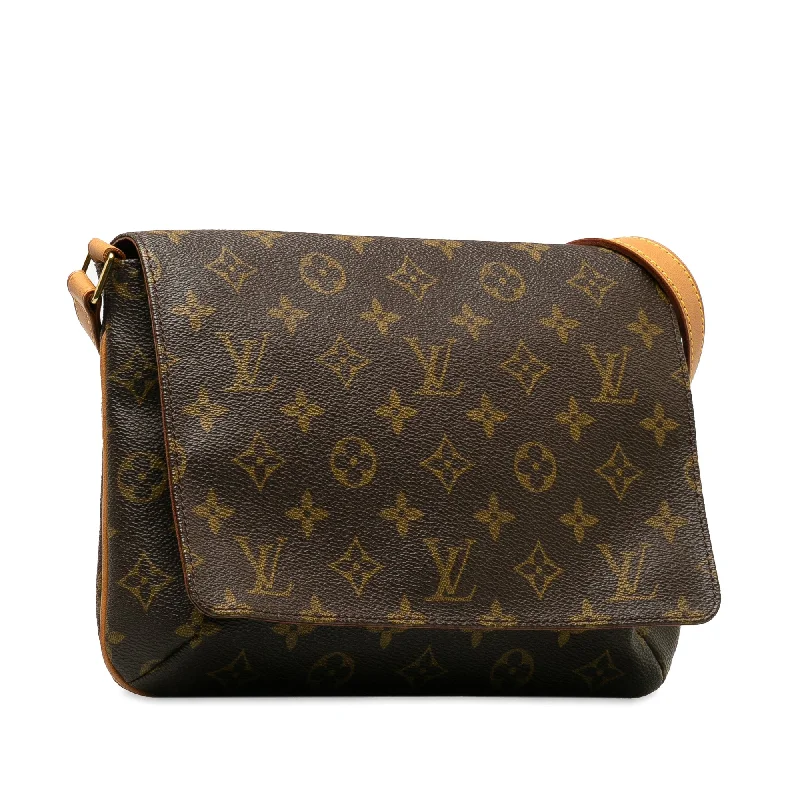 Louis Vuitton Alma bags featuring the signature top - handle designLouis Vuitton Musette Tango Short Strap Monogram Canvas