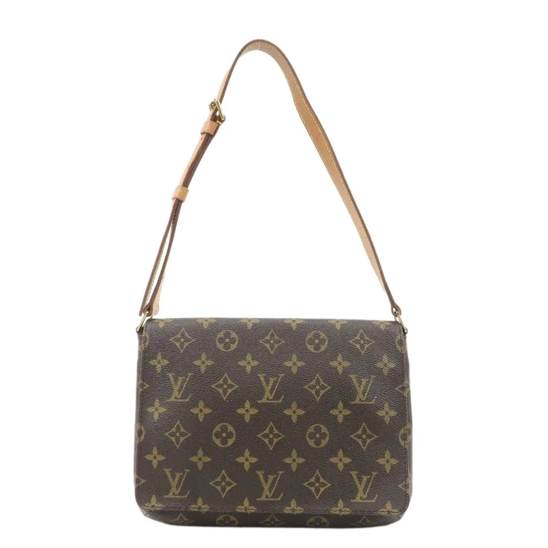 Louis Vuitton Alma bags featuring the signature top - handle designAuthc Louis Vuitton Monogram Musette Tango Short Shoulder Bag M51257