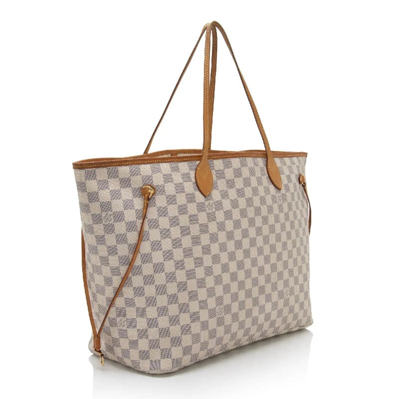 Louis Vuitton crossbody bags with a keychain holder for practicalityLouis Vuitton Damier Azur Neverfull GM Tote (gzDq9n)