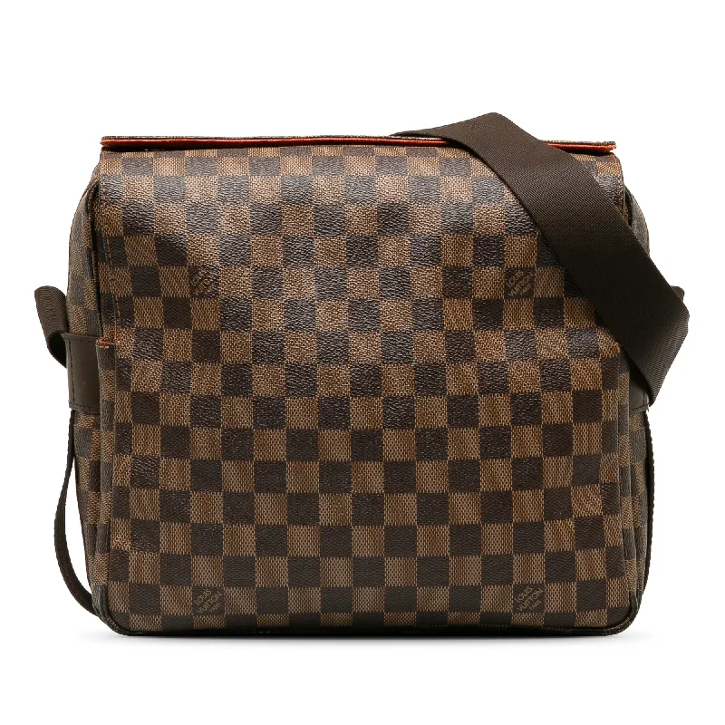 Ladies Louis Vuitton Petite Malle bags with a star - shaped charm for cutenessLouis Vuitton Naviglio Damier Ebene Canvas