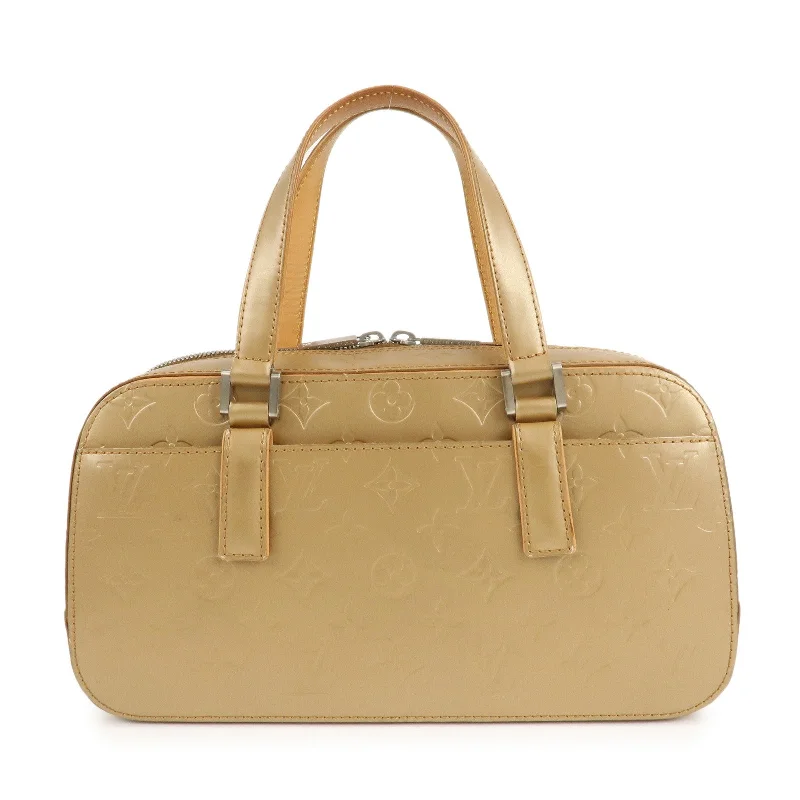 Louis Vuitton Twist bags with the iconic LV - turnlock closureLouis Vuitton Monogram Matte Shelton Hand Bag Ambre M55177