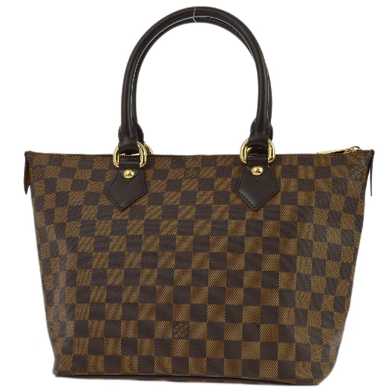 Ladies Louis Vuitton shoulder bags with a magnetic - closure flap for easeLouis Vuitton 2010 Damier Saleya PM Tote Handbag N51183