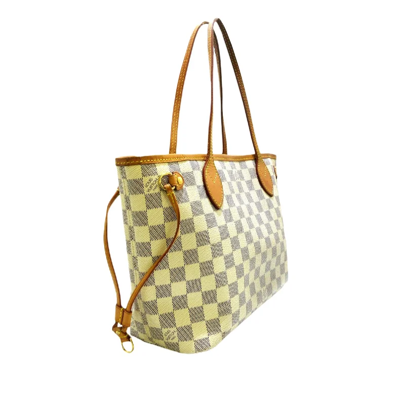 Louis Vuitton Neverfull bags with large capacity for everyday essentialsLouis Vuitton Damier Azur Neverfull PM (32234)