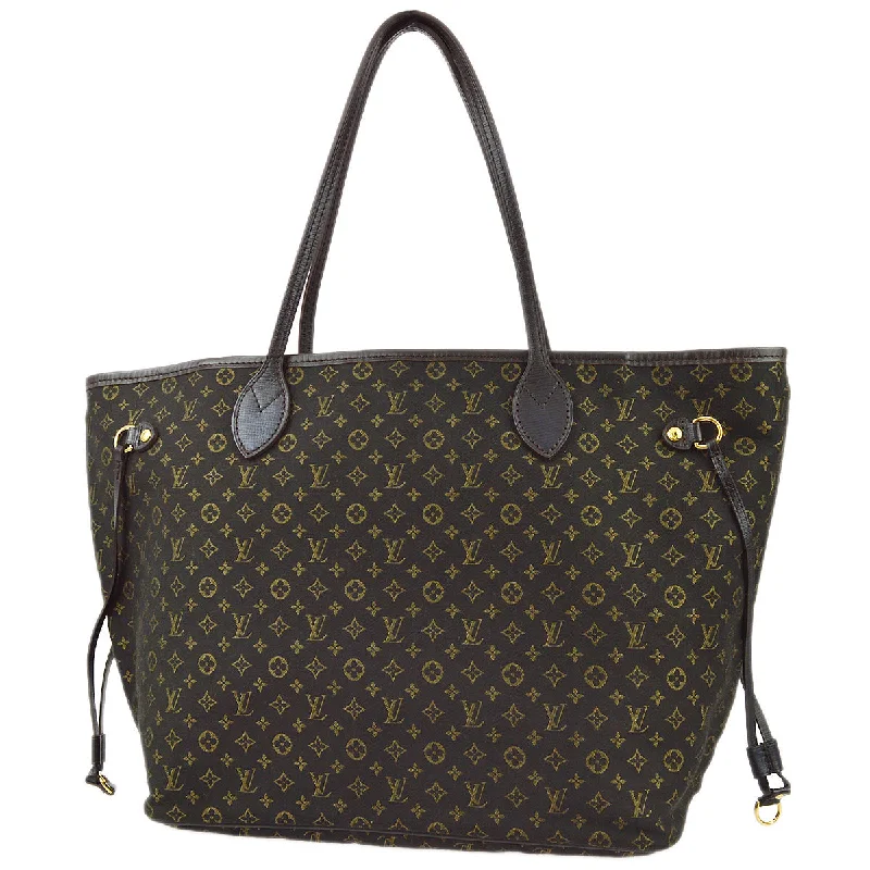 Louis Vuitton bags with a magnetic snap closure for easy accessLouis Vuitton 2012 Brown Monogram Idylle Neverfull MM Tote Bag M40513