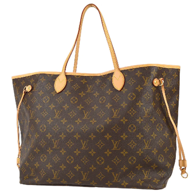 Louis Vuitton handbags with a metal - framed clasp for durabilityLouis Vuitton 2011 Neverfull GM Monogram M40157