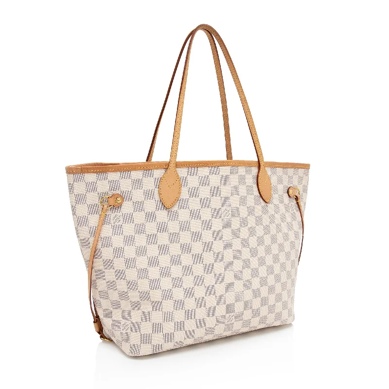 Louis Vuitton Twist bags with a crystal - embellished LV - turnlockLouis Vuitton Damier Azur Neverfull MM Tote (DBwAn9)