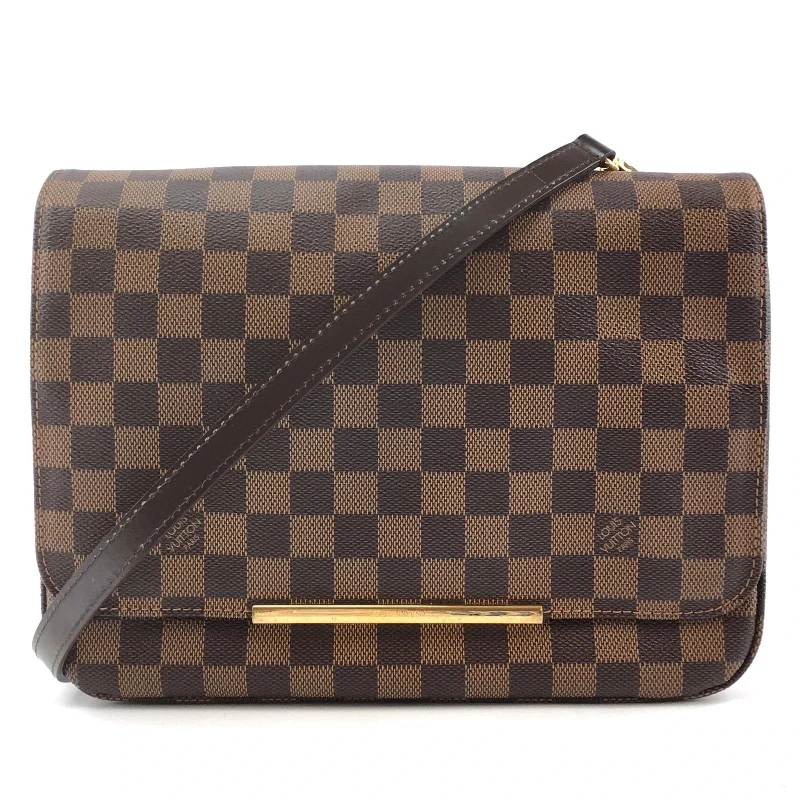 Louis Vuitton crossbody bags with a keychain holder for practicalityLouis Vuitton Hoxton GM Damier Ebene Messenger Bag