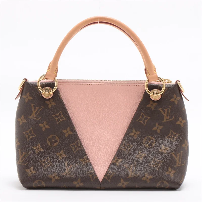 Ladies Louis Vuitton shoulder bags with a single - handle silhouetteLouis Vuitton Monogram V Tote BB