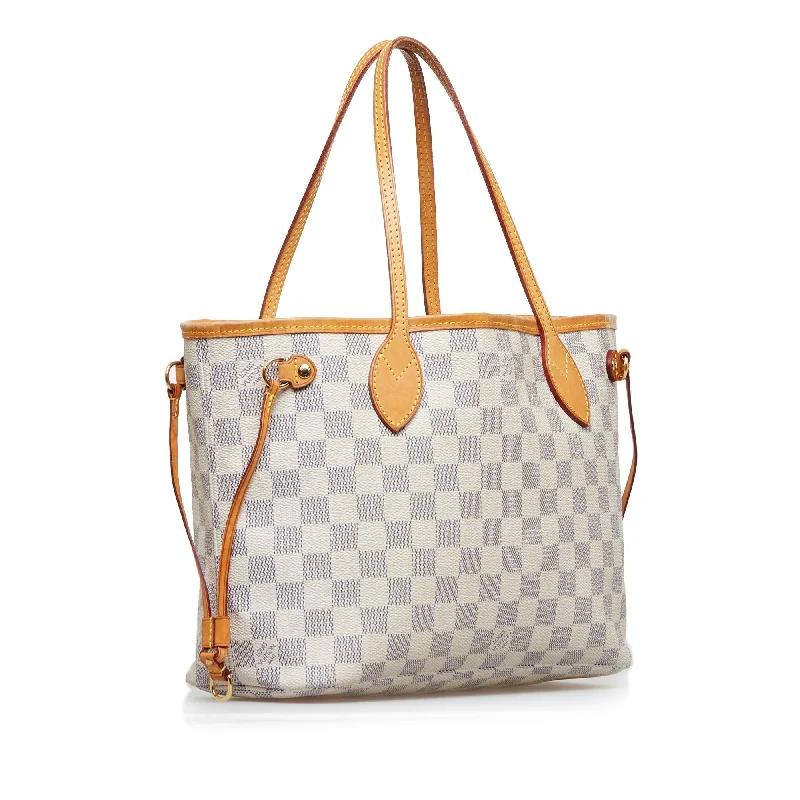 Louis Vuitton Alma bags featuring the signature top - handle designLouis Vuitton Damier Azur Neverfull PM (7L7tcq)