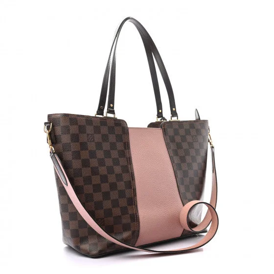 Louis Vuitton Twist bags with a snakeskin - effect panel for a bold lookLouis Vuitton Damier Ebene Jersey Magnolia Tote