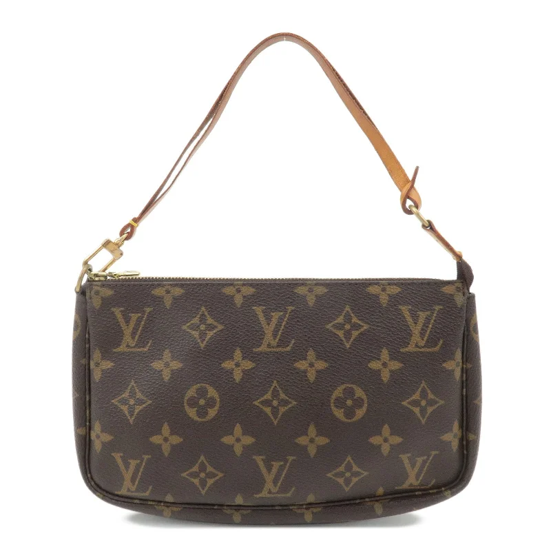 Louis Vuitton tote bags with a water - resistant coating for outdoor useLouis Vuitton Monogram Pochette Accessoires Pouch M51980