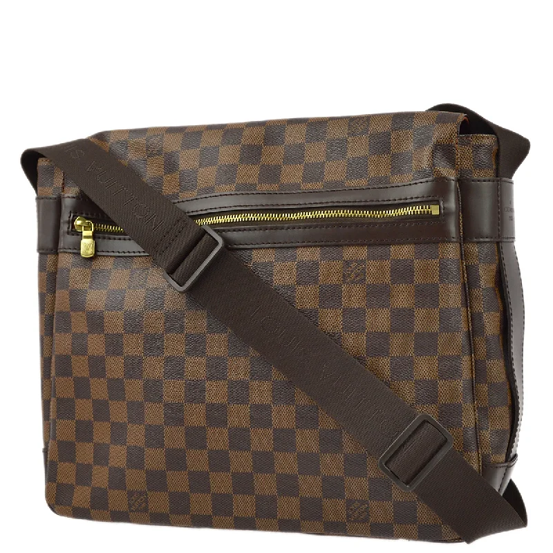 Louis Vuitton Petite Malle bags with a hard - shell structure for uniquenessLouis Vuitton 2005 Damier Bastille Shoulder Bag N45258