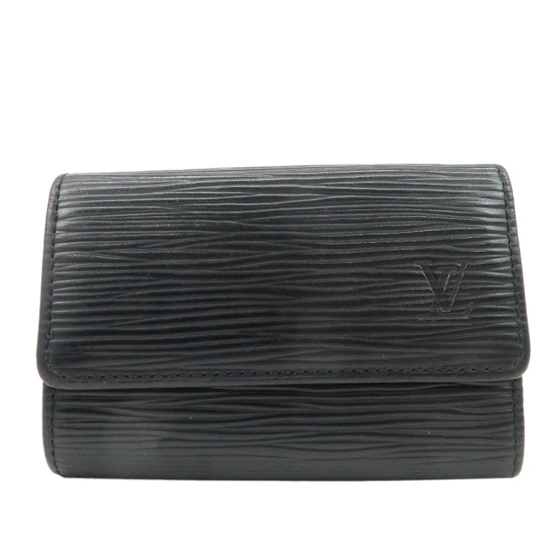 Louis Vuitton Twist bags with a snakeskin - effect panel for a bold lookLouis Vuitton Epi Multiclés 6 Key Case Noir Black M63812
Used F/S