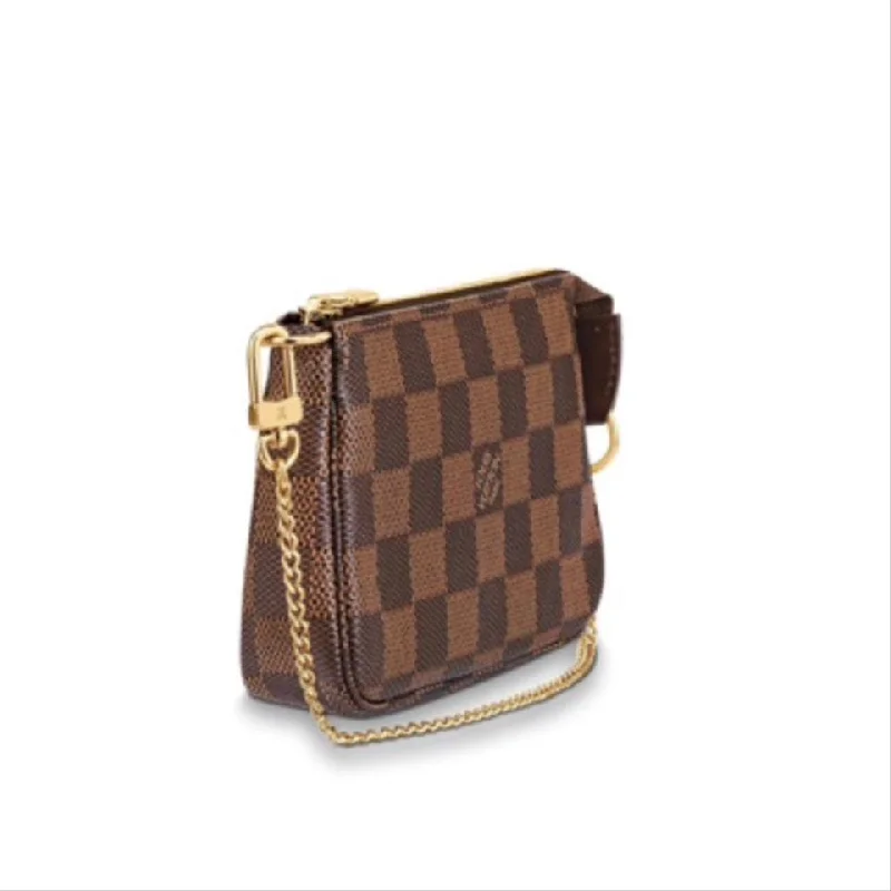 Louis Vuitton backpacks with a sleek, minimalist design for styleLouis Vuitton Damier Ebene Mini Pochette